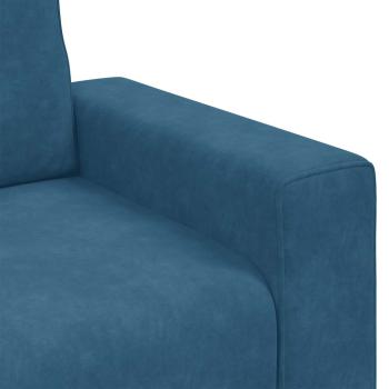 Sessel Blau 60 cm Samt