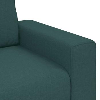2-Sitzer-Sofa Dunkelgrün 140 cm Stoff