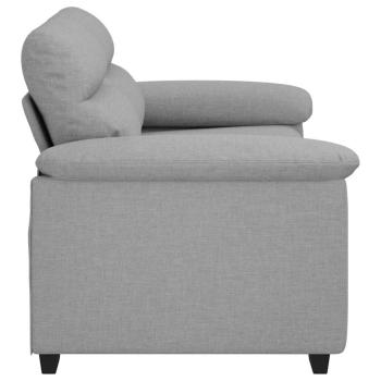 2-Sitzer-Sofa Wolkengrau 120 cm Stoff