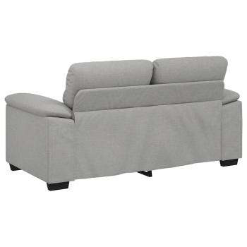 2-Sitzer-Sofa Wolkengrau 120 cm Stoff