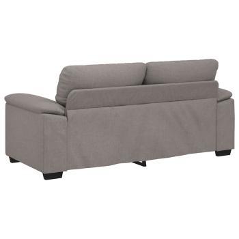 2-Sitzer-Sofa Taupe 140 cm Stoff