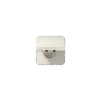 ARDEBO.de Jung CD1520NBFKL SCHUKO®-Steckdose, Klappdeckel, weiß