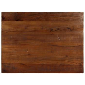 ARDEBO.de - Tischplatte 70x50x2,5 cm Rechteckig Altholz Massiv
