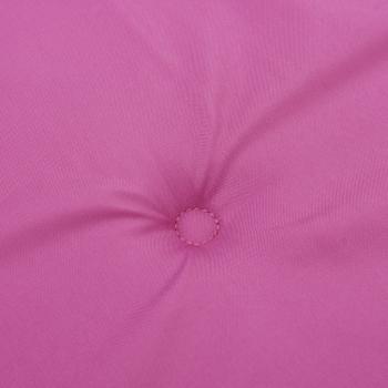 Hochlehner-Auflagen 4 Stk. Rosa Oxford-Gewebe