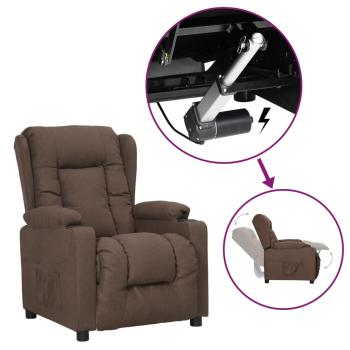 ARDEBO.de - Aufstehsessel Taupe Stoff