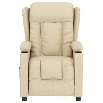 Relaxsessel Elektrisch Creme Stoff