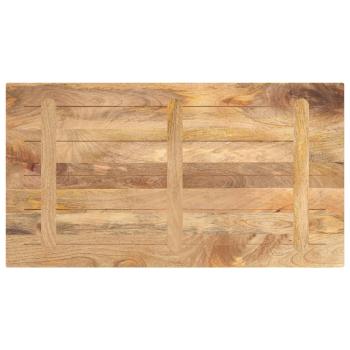 Tischplatte 100x60x3,8 cm Rechteckig Massivholz Mango