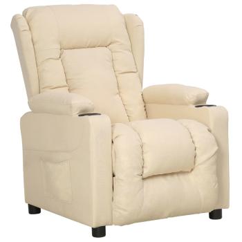 Aufstehsessel Creme Stoff