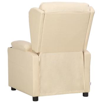 Aufstehsessel Creme Stoff