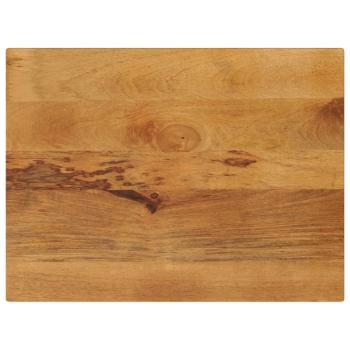 ARDEBO.de - Tischplatte 80x70x3,8 cm Rechteckig Massivholz Mango
