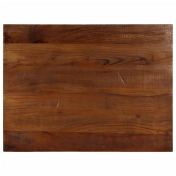 ARDEBO.de - Tischplatte 80x50x2,5 cm Rechteckig Altholz Massiv