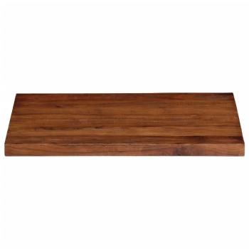 Tischplatte 80x50x2,5 cm Rechteckig Altholz Massiv