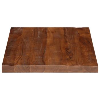 Tischplatte 80x50x2,5 cm Rechteckig Altholz Massiv
