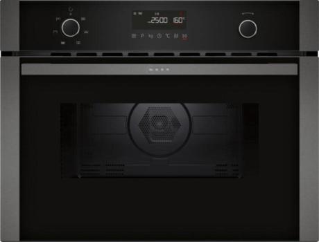 ARDEBO.de Neff C1AMG84G1 N50 Einbau Mikrowelle, 59,4 cm breit, 900W, 44 L, Heißluftfunktio, Grillfunktion, Graphite-Grey