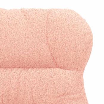 Relaxsessel in Pink aus wickelartigem Stoff