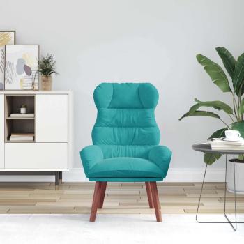 Entspannungsstuhl Türkis Samt