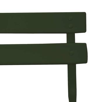 Klappgartenstühle 2er Set Dunkelgrün Stahl