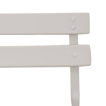 Faltbare Gartenstühle 2er Set Beige Stahl