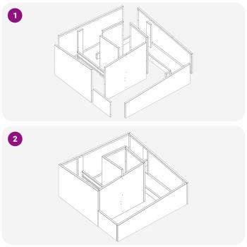Pflanzer 80x80x50 cm Edelstahl