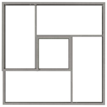 Pflanzer 80x80x50 cm Verzinkter Stahl