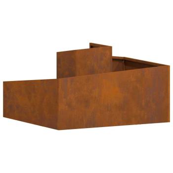 Pflanzkübel 80x80x50 cm Wetterfester Stahl