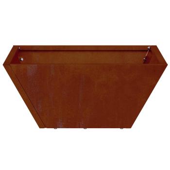 Garten-Pflanzgefäß 5 Stk. Rostig 35 x 35 x 15 cm