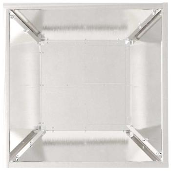 Metall Pflanztopf Edelstahl 40 x 40 x 15 cm Langlebig Quadratisch