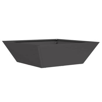 Metallpflanzer Schwarz Metall 50 x 50 x 15 cm Dekorative Akzente