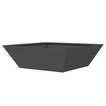 Metallpflanzer Schwarz Metall 50 x 50 x 15 cm Dekorative Akzente