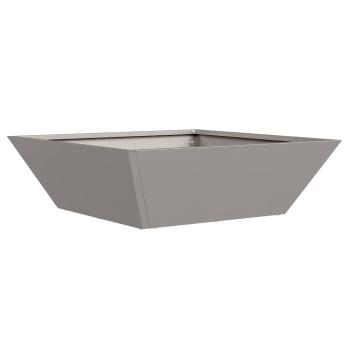 Metall Pflanzer Verwitterter Stahl 50 x 50 x 15 cm
