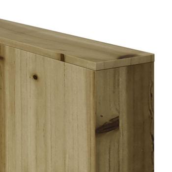 Garten-Sofa 3-Sitzer 185.5x60x62 cm Imprägniertes Kiefernholz