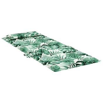 Hochlehner-Auflagen 6 Stk. Blattmuster Oxford-Gewebe