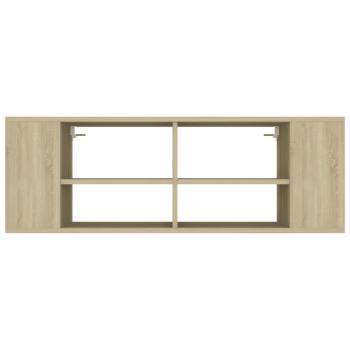 TV-Wandschrank Sonoma-Eiche 102x35x35 cm Holzwerkstoff