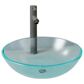 Badezimmer Waschbecken Wasserhahn Ablaufgarnitur aus mattiertem