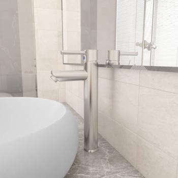 ARDEBO.de - Badezimmer Mischbatterie Silbern 12x30 cm