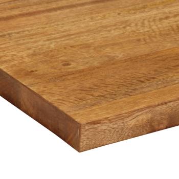 Tischplatte 90x70x3,8 cm Rechteckig Massivholz Mango