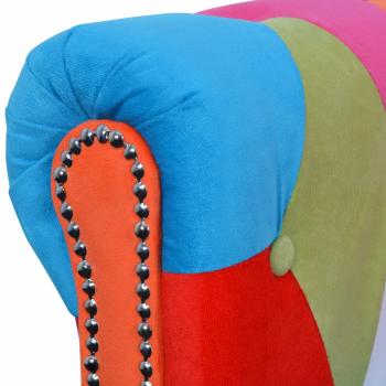 Chesterfield-Sofa 2-Sitzer-Sofa Stoff