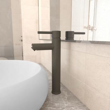 ARDEBO.de - Badezimmer Mischbatterie Grau 12x30 cm