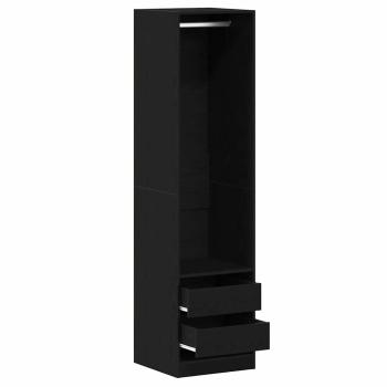 Kleiderschrank in Schwarz, Eiche, 50x50x200 cm aus Holzwerkstoff