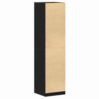 Kleiderschrank in Schwarz, Eiche, 50x50x200 cm aus Holzwerkstoff