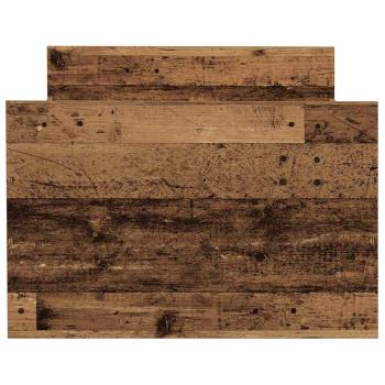 Bettgestell ohne Matratze Altholz 75x190 cm Holzwerkstoff