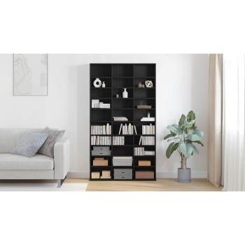 CD-Regal Schwarz Eiche 101x23x177,5 cm Holzwerkstoff