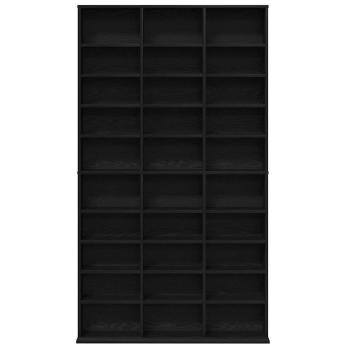 CD-Regal Schwarz Eiche 101x23x177,5 cm Holzwerkstoff