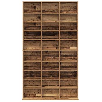 CD Schrank - Altes Holz - 101x23x177,5 cm - Holzwerkstoff