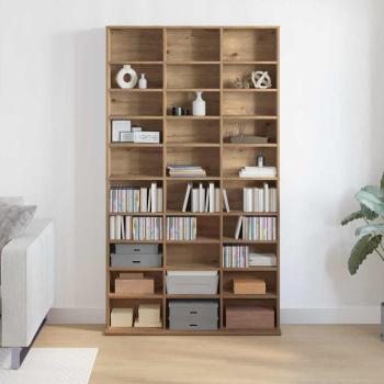 CD-Schrank in Artisan Eiche - 101x23x177.5 cm aus Holzwerkstoff