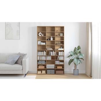 CD-Schrank in Artisan Eiche - 101x23x177.5 cm aus Holzwerkstoff