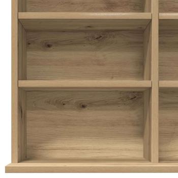 CD-Schrank in Artisan Eiche - 101x23x177.5 cm aus Holzwerkstoff