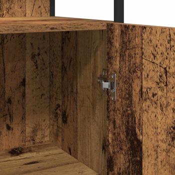 3-teiliges Badezimmermöbelset Altes Holz