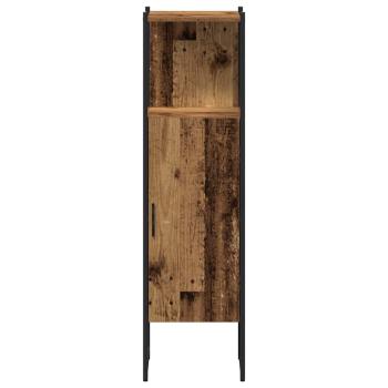 4-teiliges Badezimmermöbel-Set Altes Holz