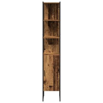 4-teiliges Badezimmermöbel-Set Altes Holz